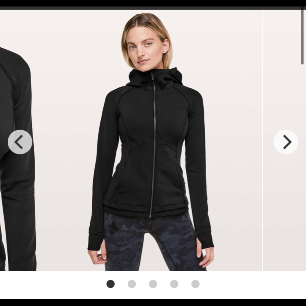 Lululemon Stopover jacket. Blk sz 8. GUC